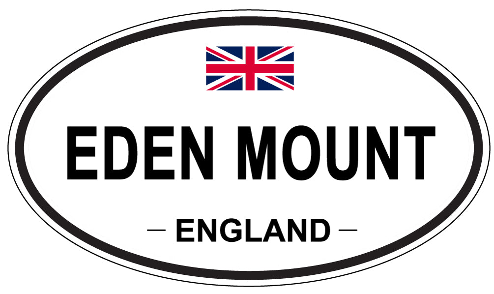 EDEN MOUNT, England - Oval Magnet