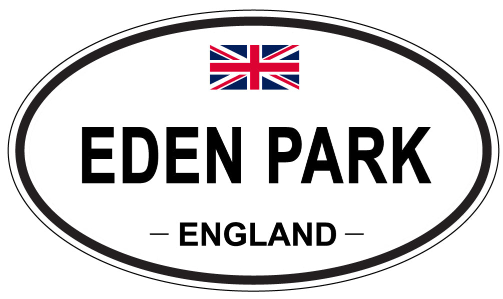 EDEN PARK, England - Oval Magnet