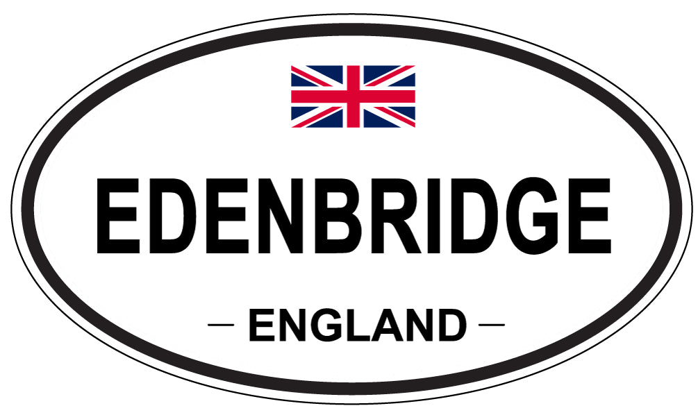EDENBRIDGE, England - Oval Magnet