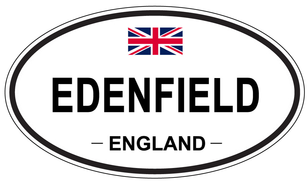 EDENFIELD, England - Oval Magnet