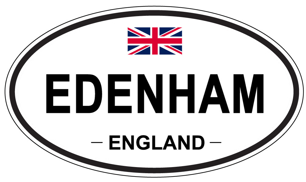 EDENHAM, England - Oval Magnet