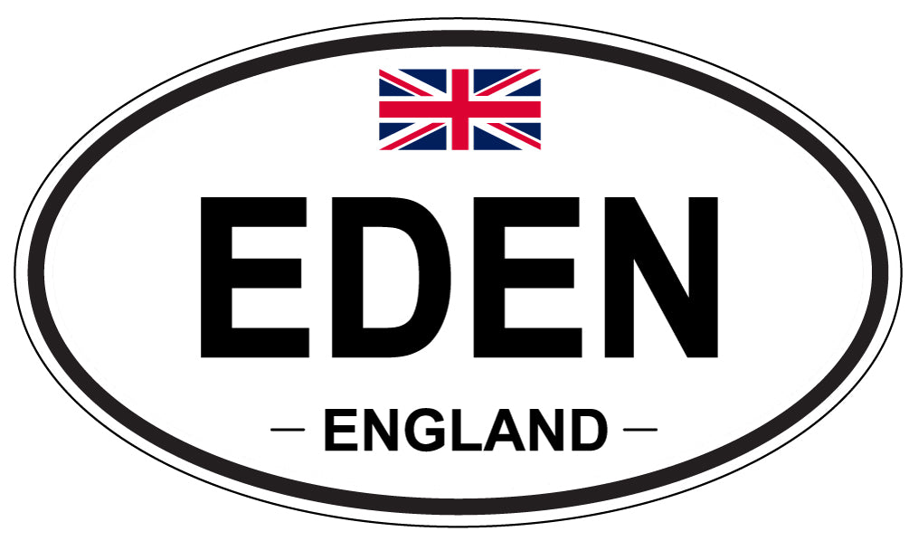 EDEN, England - Oval Magnet