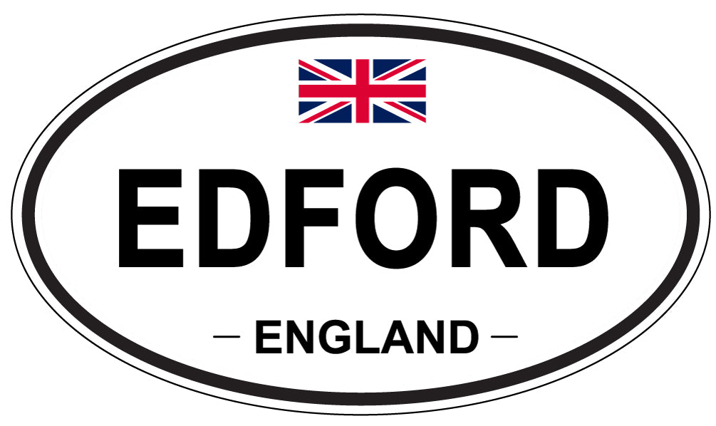 EDFORD, England - Oval Magnet