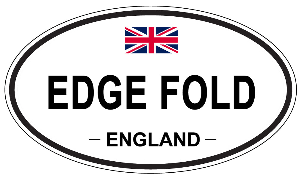EDGE FOLD, England - Oval Magnet