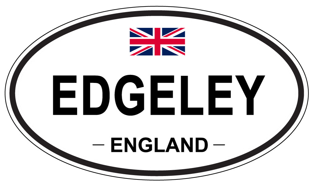 EDGELEY, England - Oval Magnet