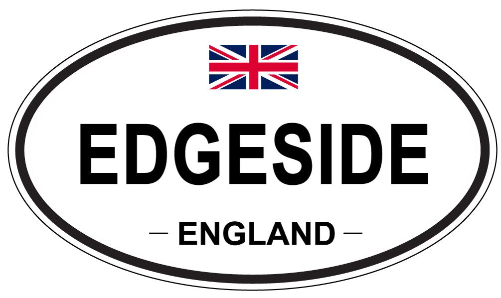 EDGESIDE, England - Oval Magnet