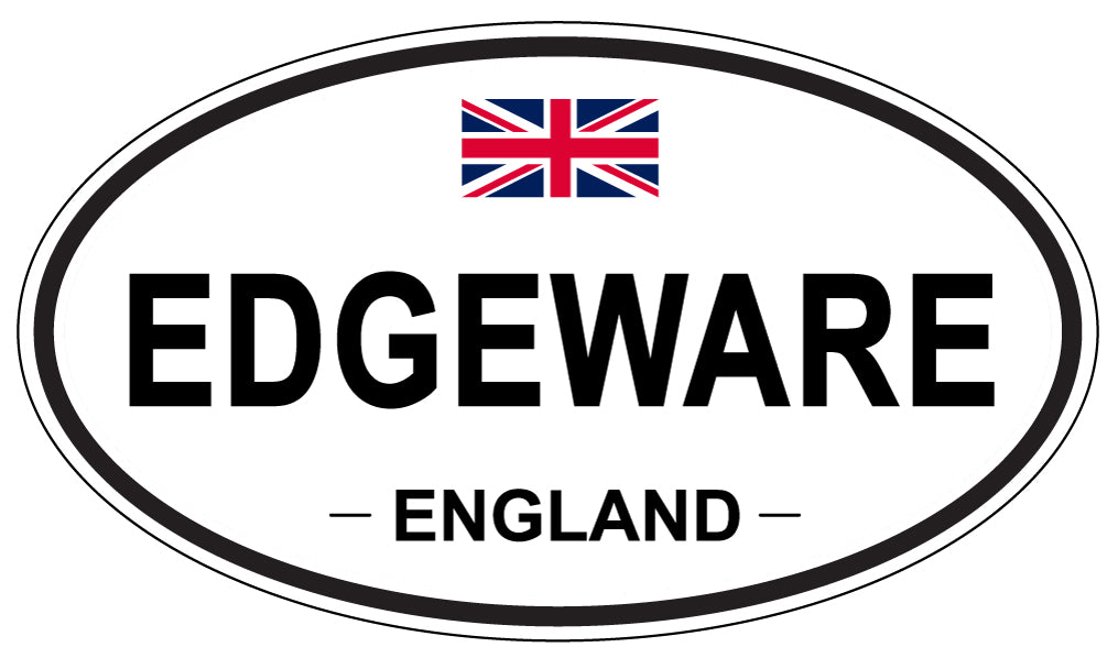 EDGEWARE, England - Oval Magnet