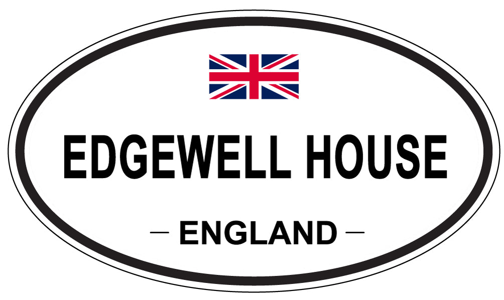 EDGEWELL HOUSE, England - Oval Magnet