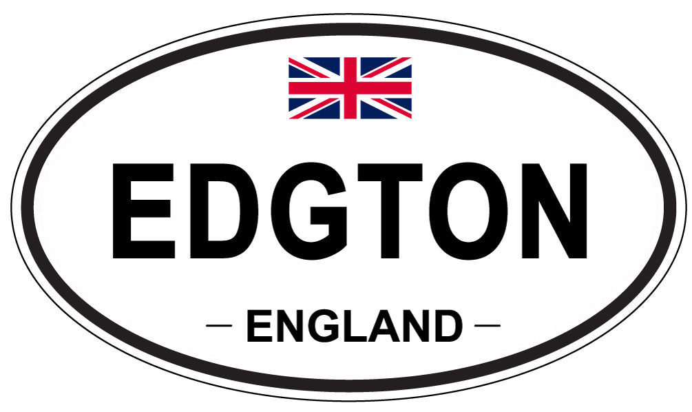 EDGTON, England - Oval Magnet