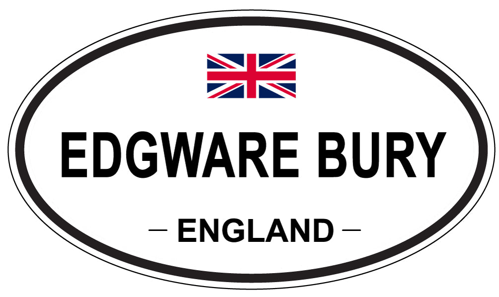 EDGWARE BURY, England - Oval Magnet