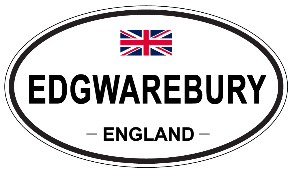 EDGWAREBURY, England - Oval Magnet