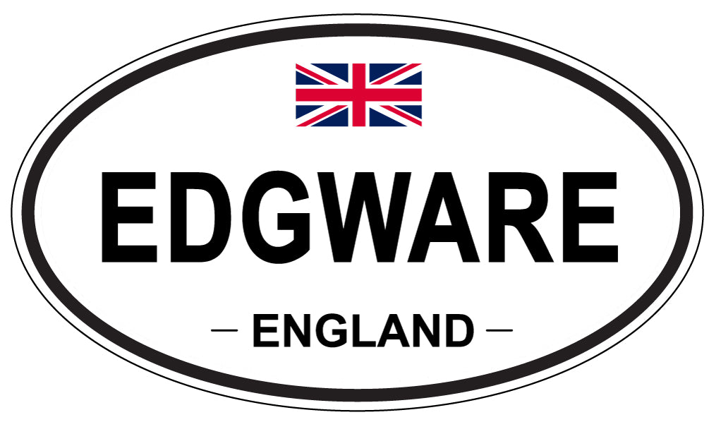 EDGWARE, England - Oval Magnet