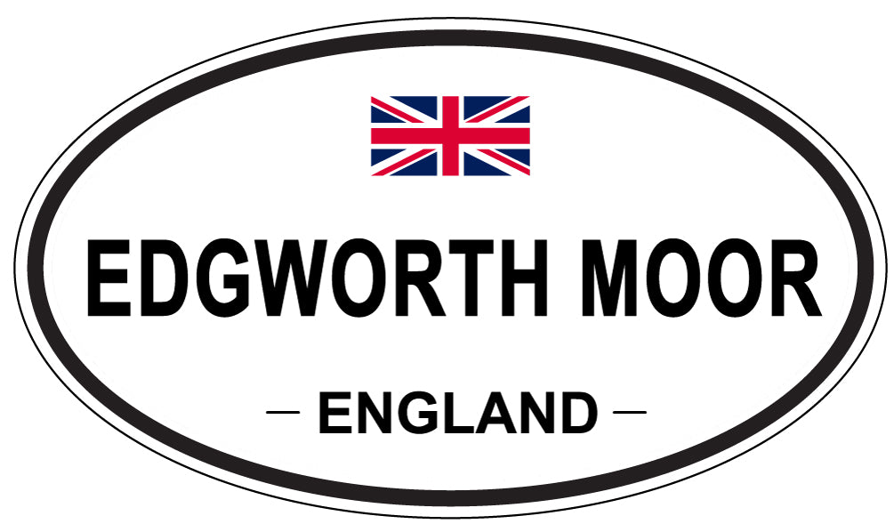 EDGWORTH MOOR, England - Oval Magnet