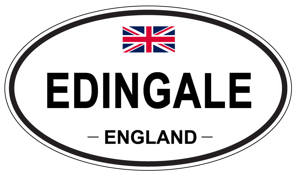 EDINGALE, England - Oval Magnet
