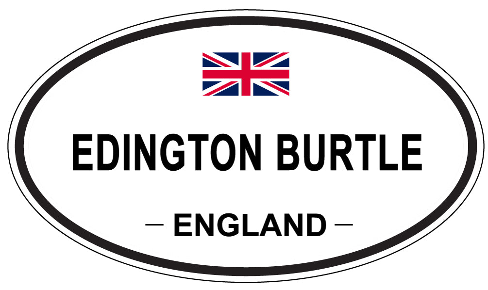 EDINGTON BURTLE, England - Oval Magnet