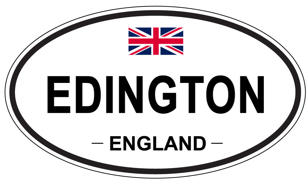 EDINGTON, England - Oval Magnet