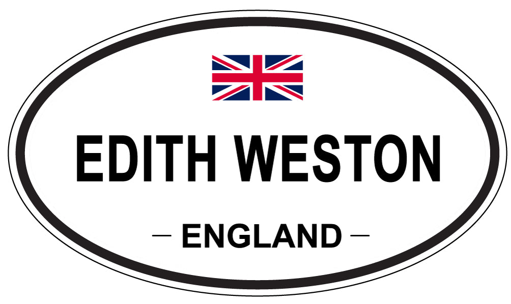 EDITH WESTON, England - Oval Magnet