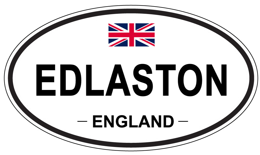 EDLASTON, England - Oval Magnet