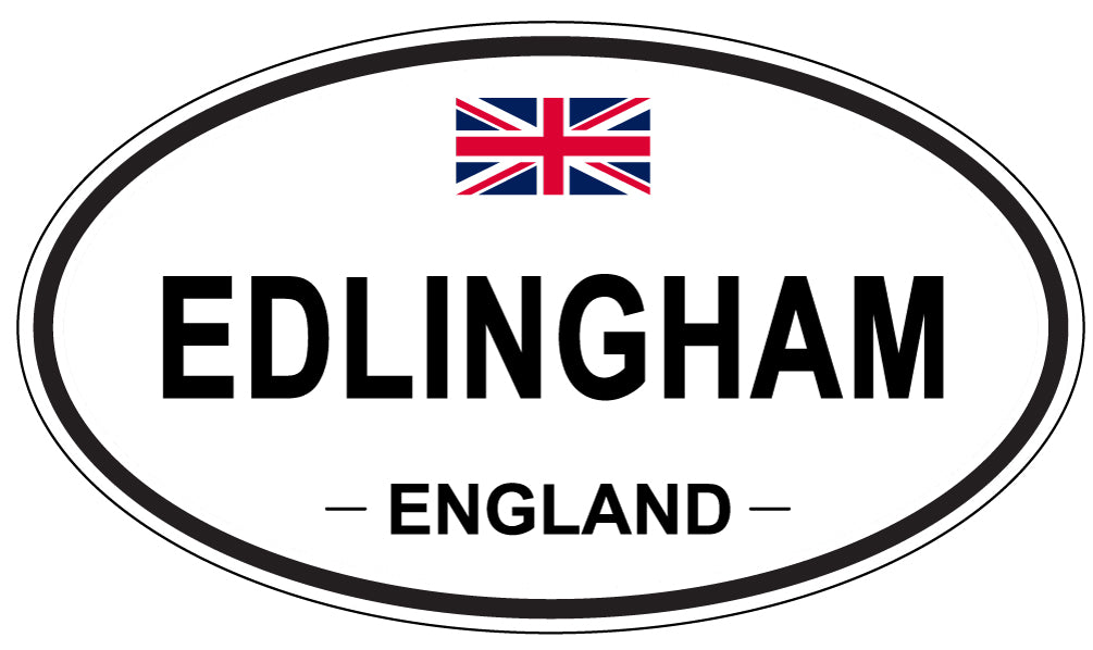 EDLINGHAM, England - Oval Magnet