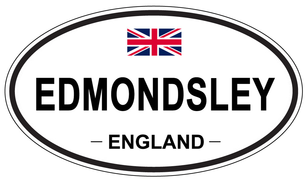 EDMONDSLEY, England - Oval Magnet