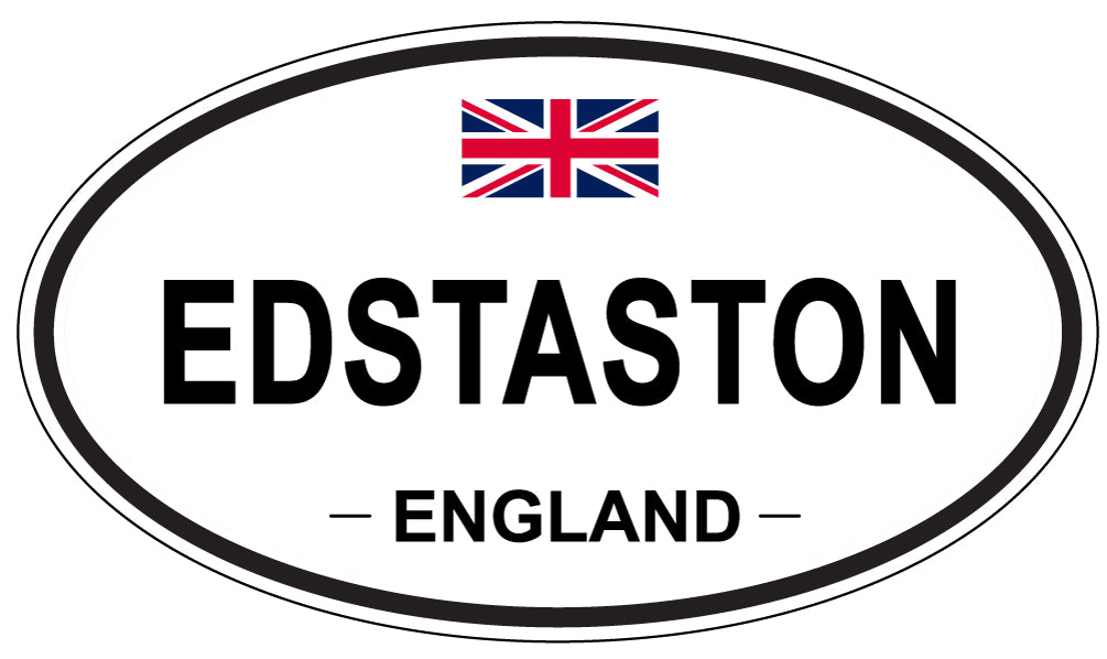 EDSTASTON, England - Oval Magnet