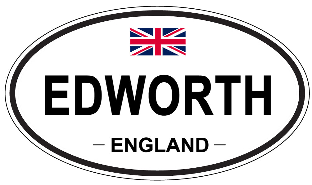 EDWORTH, England - Oval Magnet