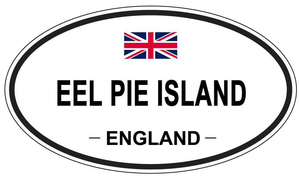 EEL PIE ISLAND, England - Oval Magnet