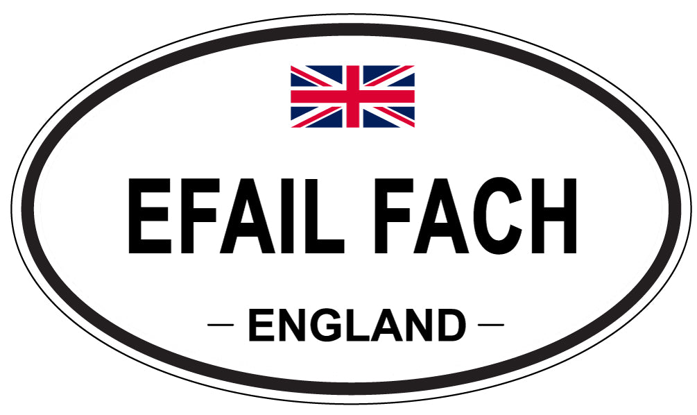 EFAIL FACH, England - Oval Magnet