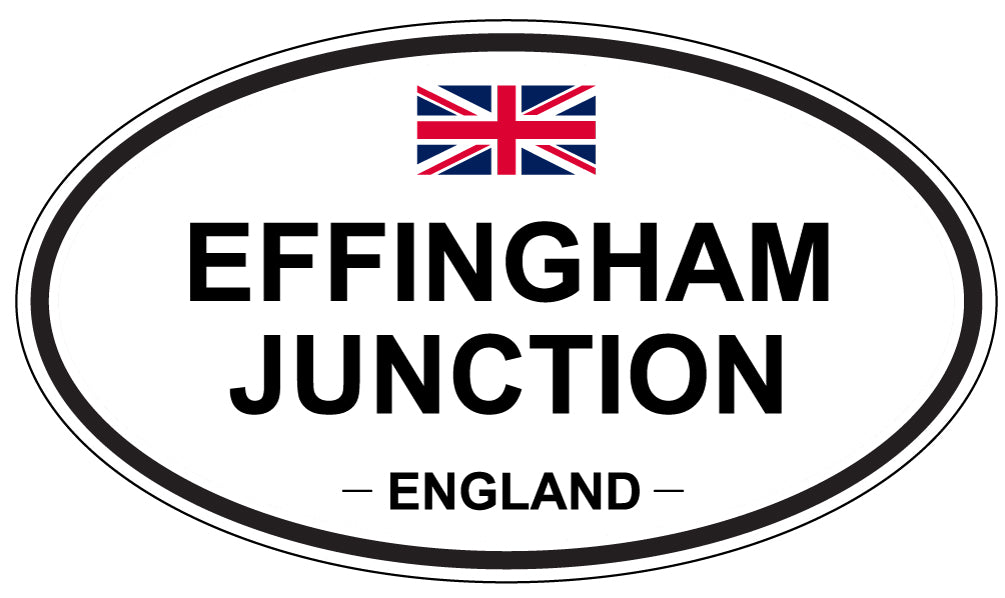 EFFINGHAM JUNCTION, England - Oval Magnet
