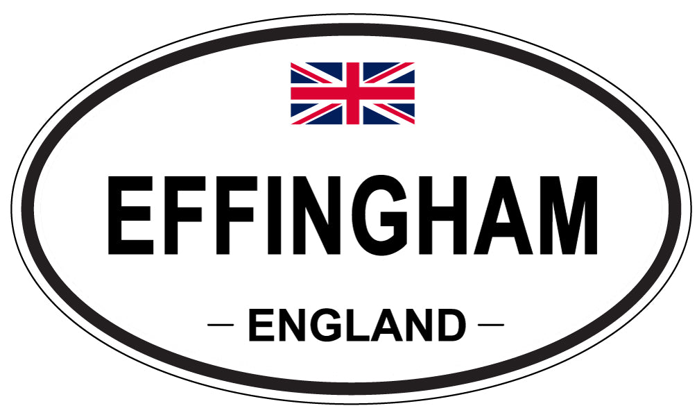 EFFINGHAM, England - Oval Magnet