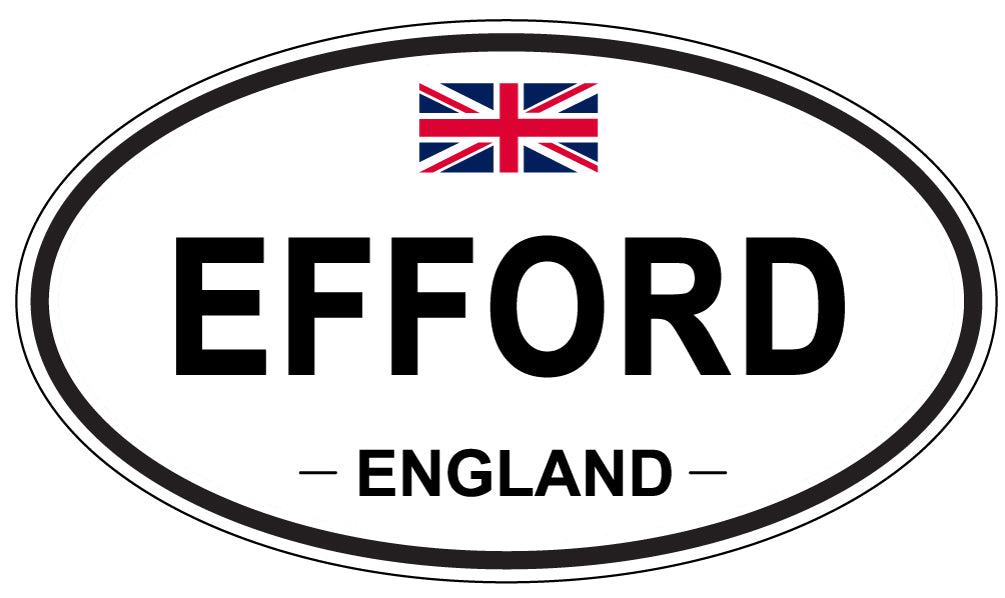 EFFORD, England - Oval Magnet