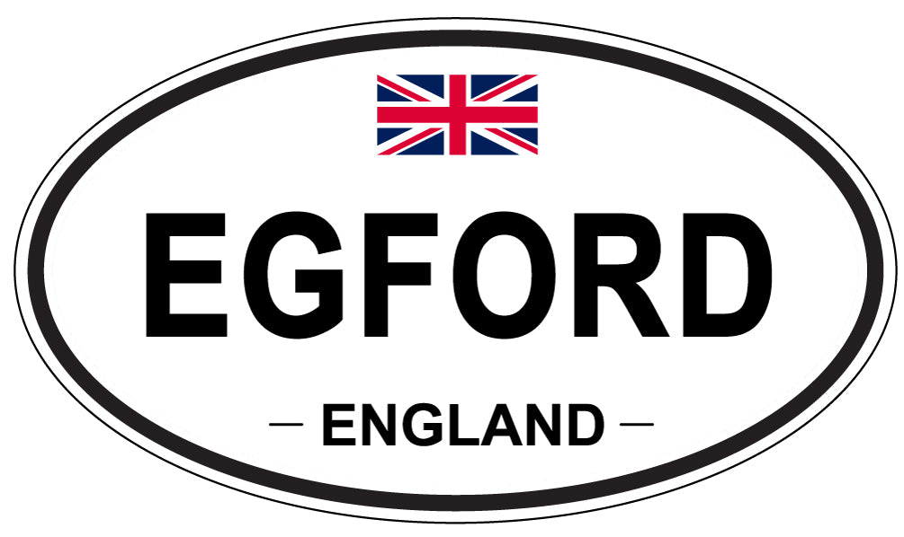 EGFORD, England - Oval Magnet