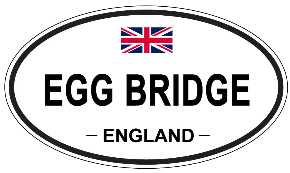 EGG BRIDGE, England - Oval Magnet