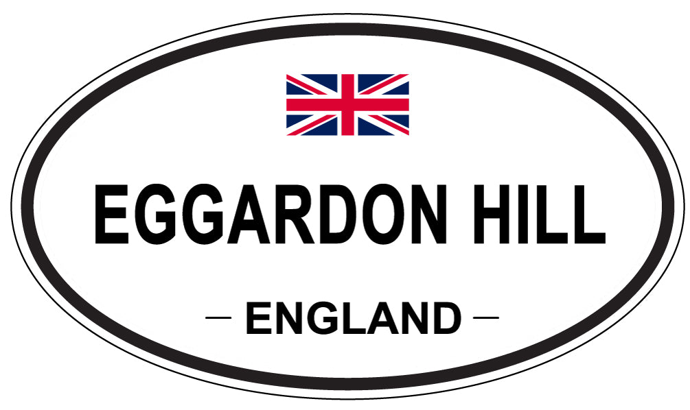 EGGARDON HILL, ENGLAND - Oval Sticker