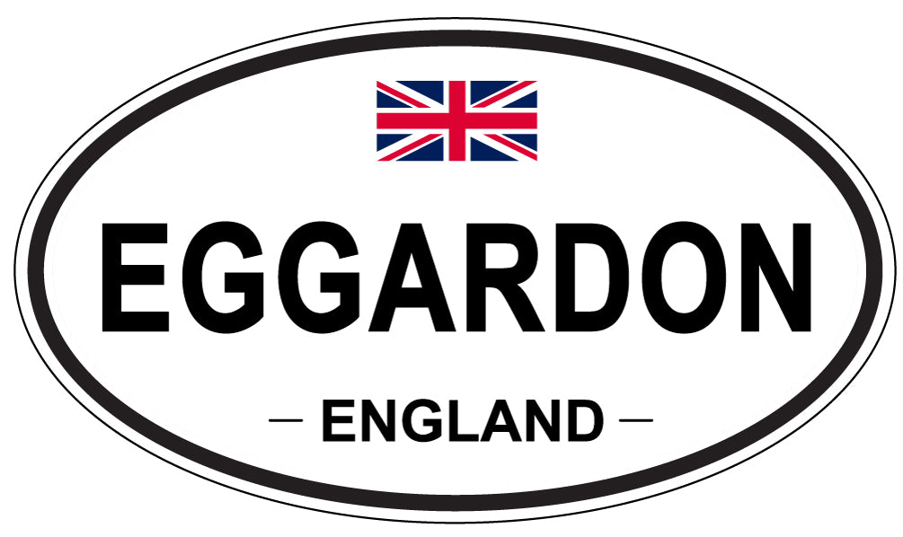EGGARDON, England - Oval Magnet