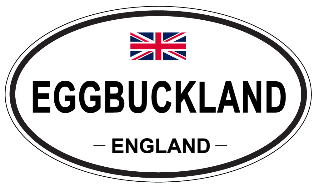 EGGBUCKLAND, England - Oval Magnet