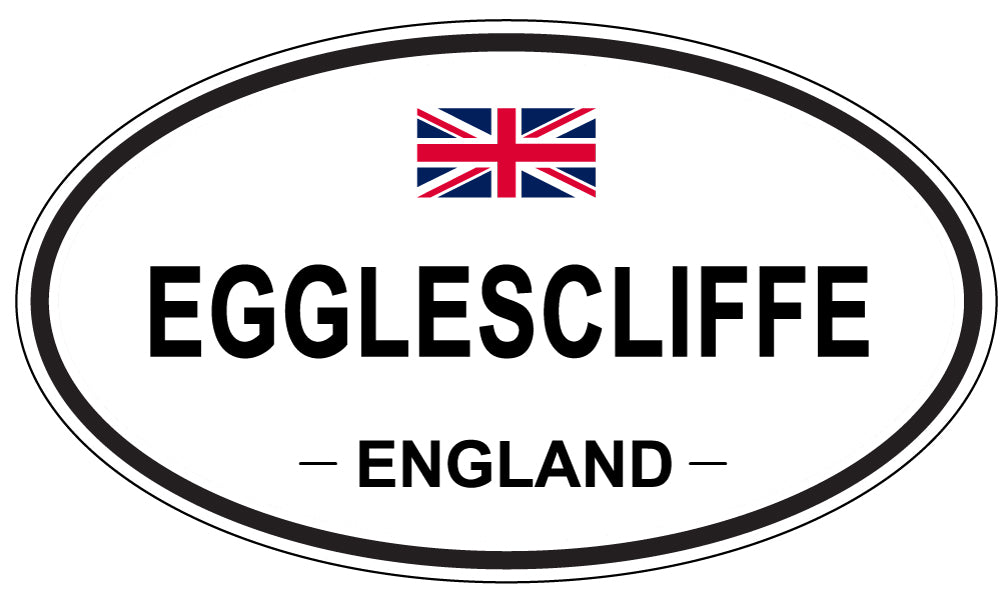 EGGLESCLIFFE, England - Oval Magnet