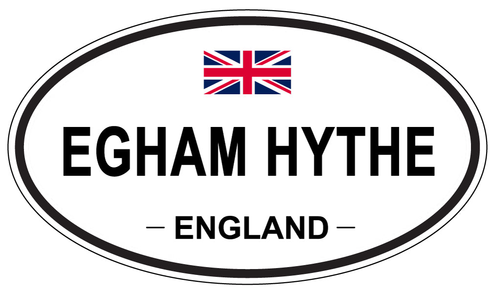 EGHAM HYTHE, England - Oval Magnet