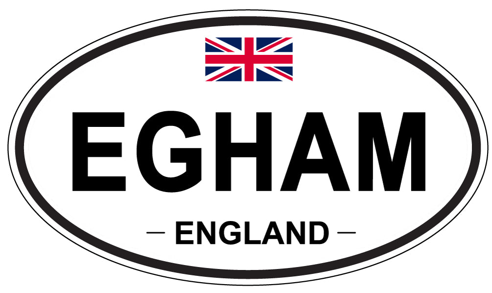 EGHAM, England - Oval Magnet