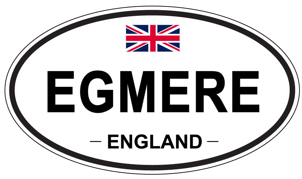 EGMERE, England - Oval Magnet