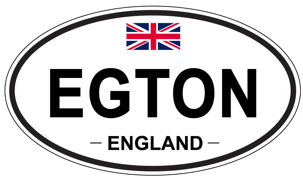 EGTON, England - Oval Magnet