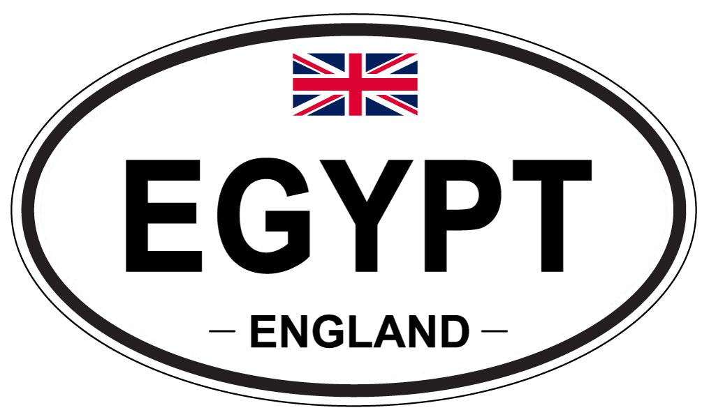 EGYPT, England - Oval Magnet