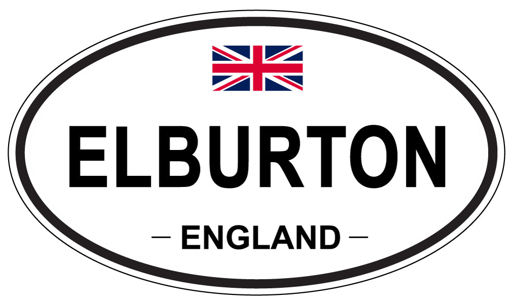 ELBURTON, England - Oval Magnet