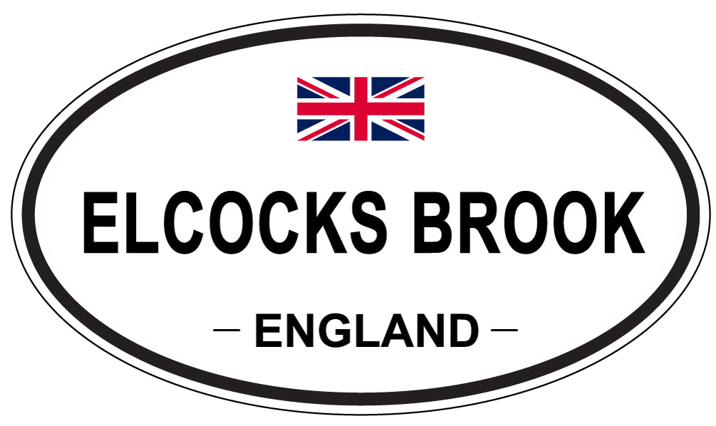 ELCOCKS BROOK, England - Oval Magnet