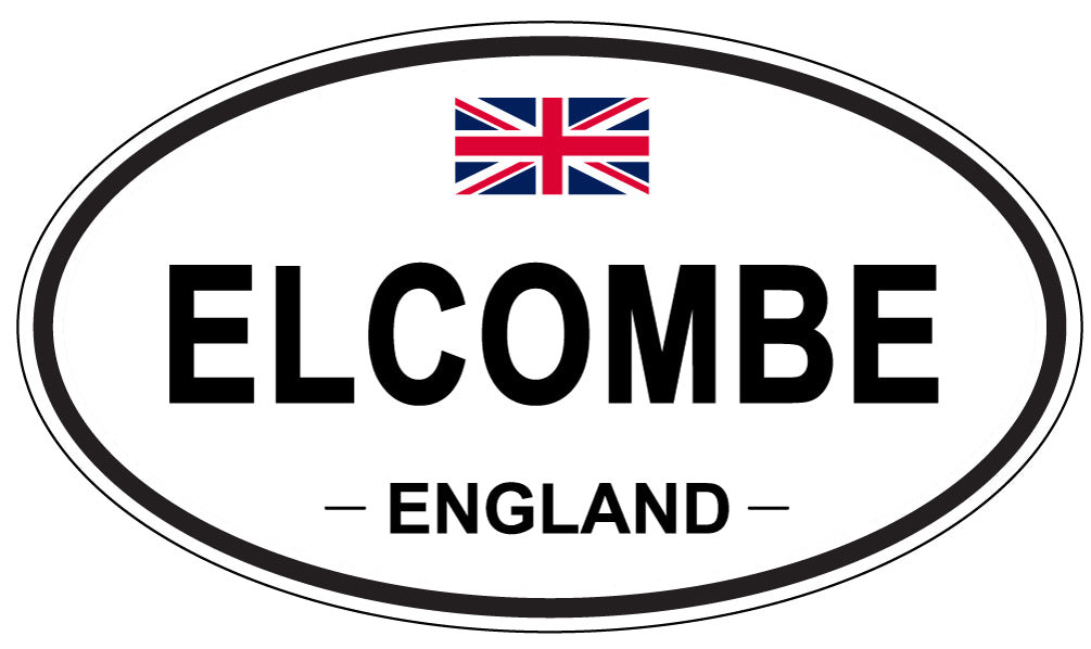 ELCOMBE, England - Oval Magnet