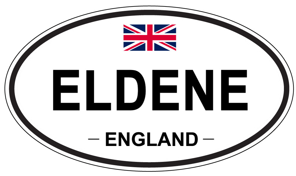 ELDENE, England - Oval Magnet