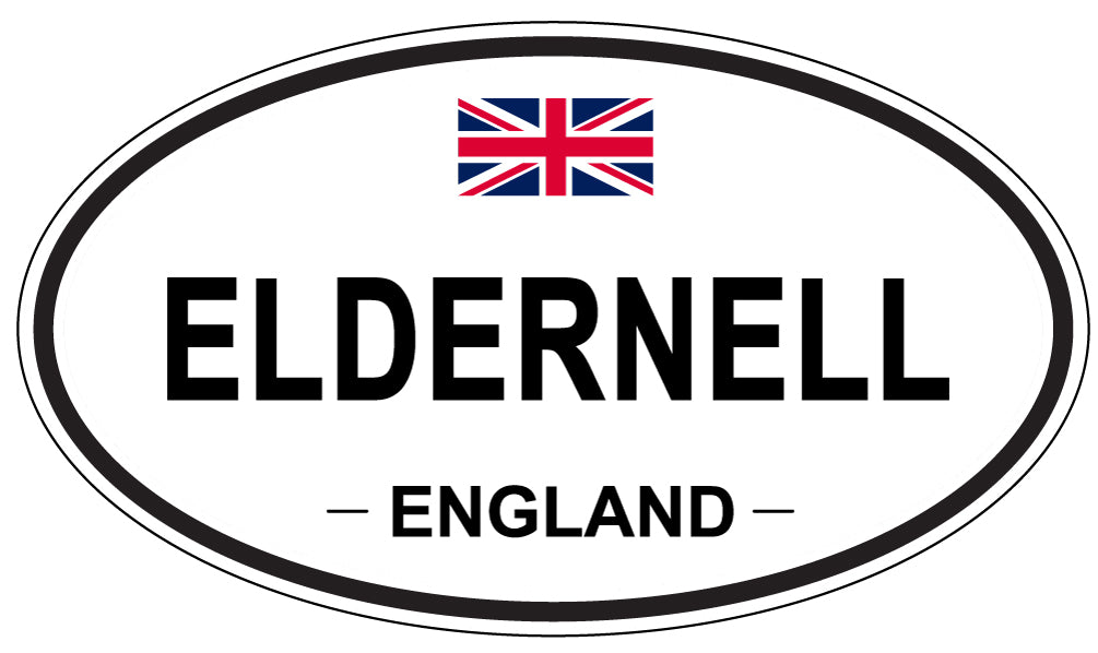ELDERNELL, England - Oval Magnet