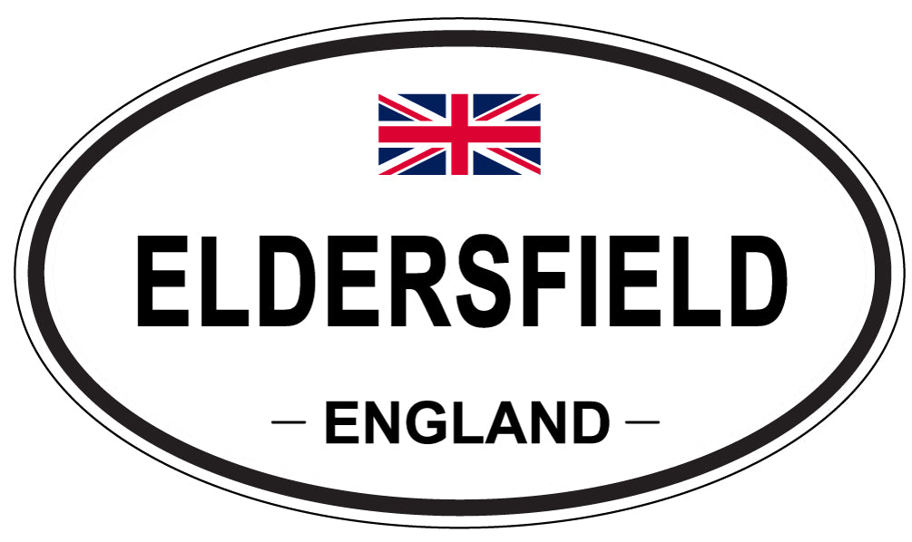 ELDERSFIELD, England - Oval Magnet