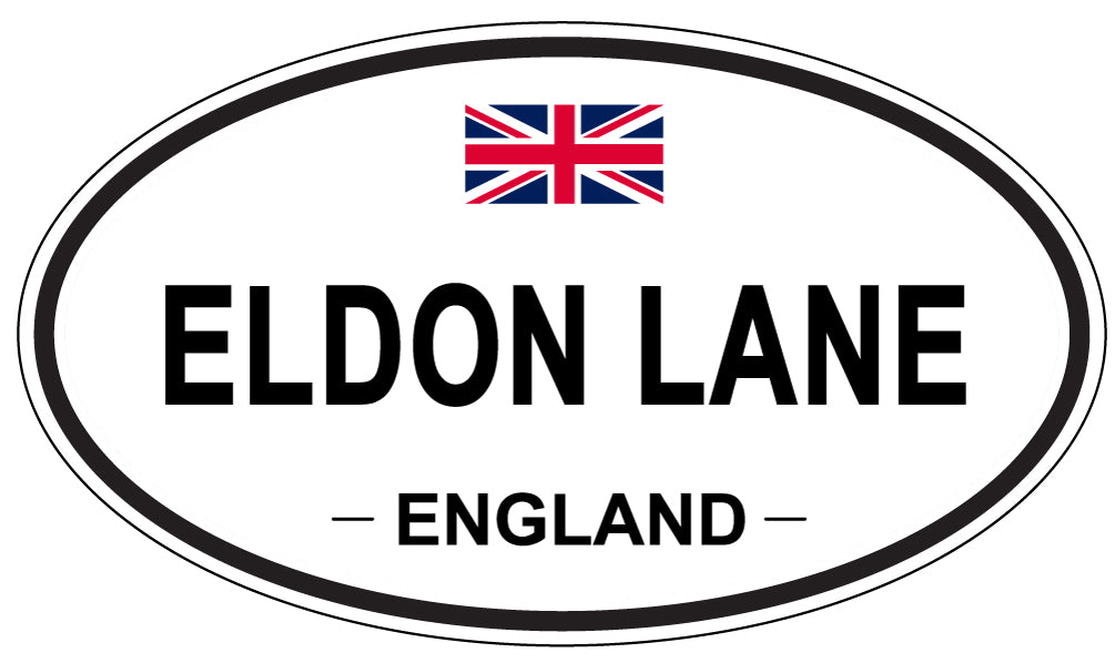 ELDON LANE, England - Oval Magnet