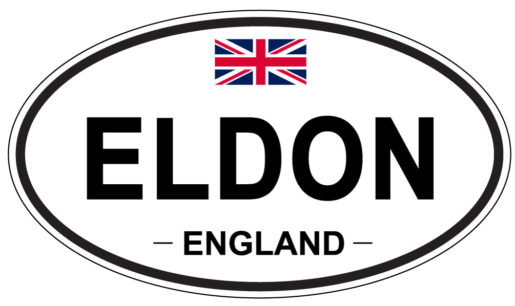 ELDON, England - Oval Magnet